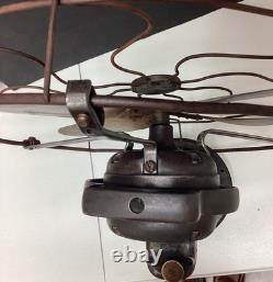 Ventilateur vintage General Electric 16 lames en laiton