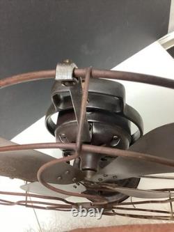 Ventilateur vintage General Electric 16 lames en laiton
