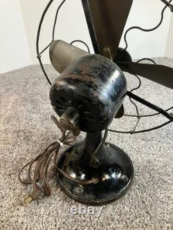 Ventilateur vintage General Electric G. E. 1927 Whiz testé, fonctionne