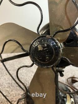 Ventilateur vintage General Electric G. E. 1927 Whiz testé, fonctionne