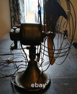 Ventilateur vintage General Electric GE 14 à 3 pales en métal, lire la description
