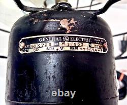 Ventilateur vintage General Electric Quiet, modèle de chat n° 49x723 GE - Pour pièces ou réparation - Beau
