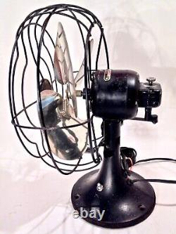Ventilateur vintage General Electric Quiet, modèle de chat n° 49x723 GE - Pour pièces ou réparation - Beau