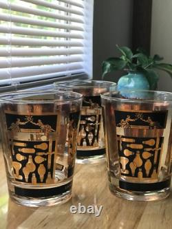 Verre à Highball Vintage General Electric Nela Park 50e Anniversaire 1913-1963, Ensemble de 3