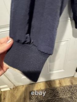 Veste coupe-vent vintage Antigua pour homme, marine, pull GE logo General Electric, taille XL