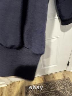 Veste coupe-vent vintage Antigua pour homme, marine, pull GE logo General Electric, taille XL