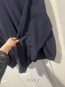 Veste coupe-vent vintage Antigua pour homme, marine, pull GE logo General Electric, taille XL