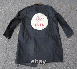 Veste imperméable de pompier vintage General Electric, taille 44, Fort Wayne Indiana GE.