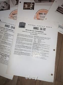 Vieux Distributeur Général De Radio Électrique - Feuilles Spécifiques - Lc-608, Lb-700, Lb-502