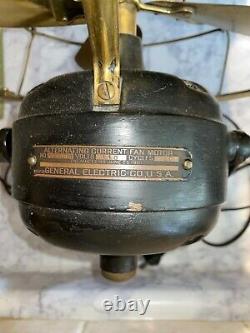 Vintage 1901 Ge General Electric Fan 738987 110 Volts