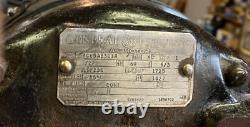 Vintage 1925 General Electric 5kc65ab301a Moteur Ac 115/230v 1/2hp 1725 RPM