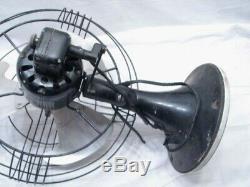 Vintage 1940 General Electric Ge Vortalex Art Déco Fan 10 Oscillant