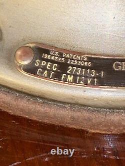 Vintage 1940s General Electric Fm12v1 Grand Ventilateur Industriel Oscillant Vortalex