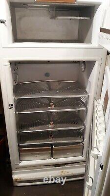 Vintage 1949 Ge General Electric Réfrigérateur Avec Congélateur, Fonctionne Toujours