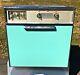 Vintage 1950 Ge General Electric Oven Turquoise /aqua Blue Built-in Mcm