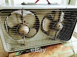 Vintage 1950 General Electric Automatique Double Ventilateur