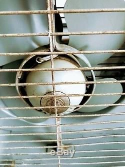 Vintage 1950 General Electric Automatique Double Ventilateur