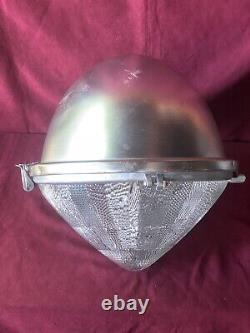 Vintage 1950 General Electric Ge Form 250 Street Light Holophane Lens