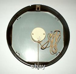 Vintage 1960 Ge General Electric Ge Wall Clock 14 Modèle # 2012 Unique