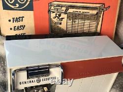 Vintage 1960 General Electric Can Opener Ec4 W Boîtes De Papier Nos MCM Eames Atomiques