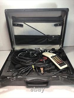 Vintage 1984 Général Electric GE-Star Téléphone Mobile Cellulaire avec Samsonite