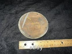Vintage 4.5 GE Plaque en bronze d'origine General Electric Original Lourd non mince