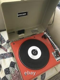 Vintage 70s General Electric Ge Automatique Portable Solid State Record Player