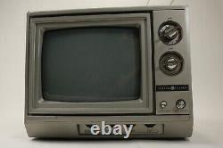 Vintage 80s 1987 Ge General Electric 9'' Portable Color Crt Gaming Tv 8-0904