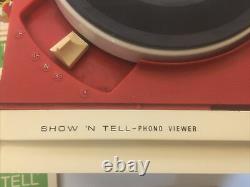 Vintage Années 1960 General Electric Show N Tell Phono Viewer Avec Des Tonnes D’histoires 18