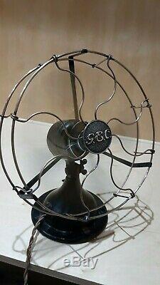 Vintage / Art Antique Déco General Electric Company (gec) Ventilateur De Bureau