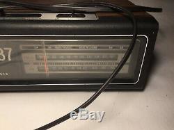 Vintage Ge Am / Fm Digimatic Flip Clock Alarm, Radio 7-4310 F. D'excellents Travaux