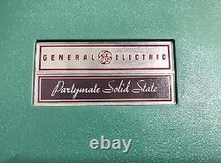 Vintage Ge Automatic Portable Record Player Partymate General Electric Pas D'aiguille