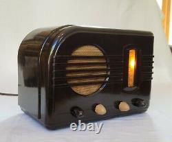 Vintage Ge Bakelite Am/sw Tube Radio F-51 (1937) Rare & Completely Restored