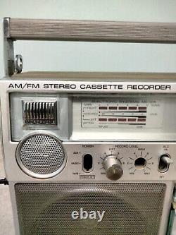 Vintage Ge Boombox 3-5286a 1981 General Electric Am/fm/cassette Recorder