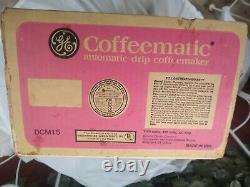 Vintage Ge Brew Starter Automatic Drip Coffee Maker Factory Scellé Nouveau Vieux Stock