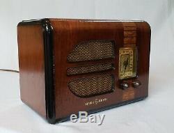 Vintage Ge En Bois Am Tube Radio Gd-41a (1938) Rare Et Restaurer Complètement