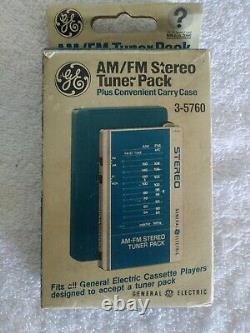 Vintage Ge Ge Ge Ge General Electric 3-5760 Am /fm Stereo Tuner Pack Seulement