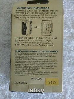 Vintage Ge Ge Ge Ge General Electric 3-5760 Am /fm Stereo Tuner Pack Seulement