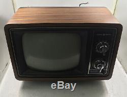 Vintage Ge General Electric 10 Moniteur Crt Couleur Tabletop Tv