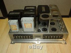 Vintage Ge General Electric 8018168 Tube Amp Unité Utilise 4- 6 L6 G