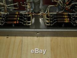 Vintage Ge General Electric 8018168 Tube Amp Unité Utilise 4- 6 L6 G