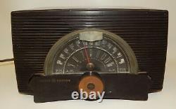 Vintage Ge General Electric Bakelite Am/fm Tube Radio Model 408 Travaux