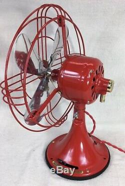 Vintage Ge General Electric Fan. Made In 1937. Juste Reworked! 12 Lames. Agréable