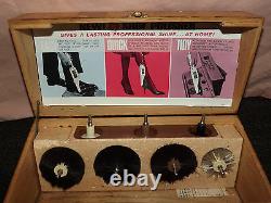 Vintage Ge General Électrique De Chaussures Shine Polisher Kit En Boîte