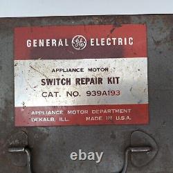 Vintage Ge General Kit De Réparation De Commutateur Électrique Moteur Électrique Ha Holden