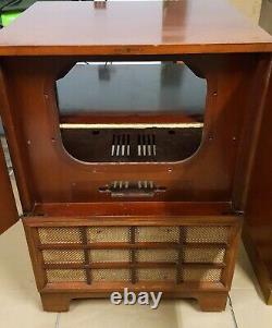 Vintage Ge Tv Tv Console Cabinet General Electric Des Années 1950
