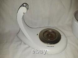 Vintage General Electric 1490m7 3 Beater Mixer Glass Bowl Kitchen Stand Ge