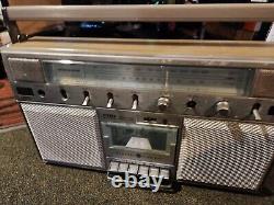 Vintage General Electric 3-5254a Boombox Ghettoblaster Am Fm Cassette