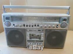 Vintage General Electric 3-5286a Boombox Lecteur / Enregistreur Cassette / Radio