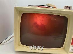 Vintage General Electric A660d Show N Tell Phono Viewer 9 Records & Film As Is